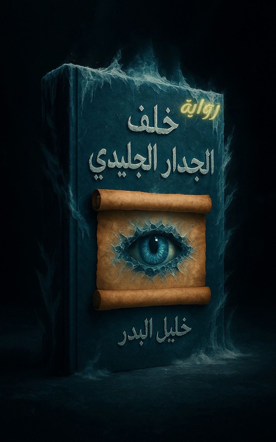 غلاف رواية خلف الجدار الجليدي للكاتب خليل البدر