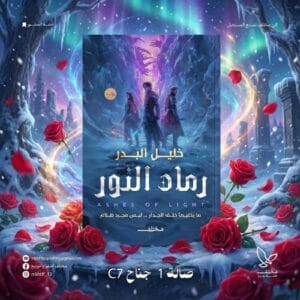 غلاف رواية رماد النور فانتازيا وغموض للكاتب خليل البدر - معرض القاهرة للكتاب 2026